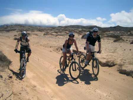 Biken auf La Graciosa