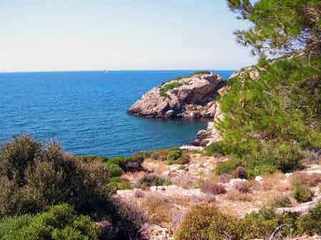 Mallorca mediterrane Küste