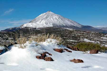 Verschneiter Teide, Teneriffa